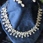 Diamond Cut Necklace with Earrings Set